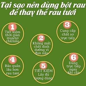 Bột cỏ lúa mì hữu cơ sấy lạnh Dalahouse - Nguyên chất, không đường