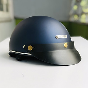 Mũ bảo hiểm nửa đầu RONA hali viền bạc chính hãng, nón bảo hiểm freesize cho nam và nữ