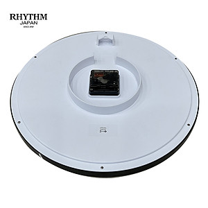 Đồng hồ treo tường Nhật Bản Rhythm CMG494NR02, Kích thước 36.0 x 4.4cm, 855g ,Vỏ nhựa cao cấp, dùng PIN