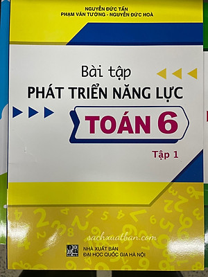 Combo Bài tập phát triển năng lực Toán 6 (Tập 1 + Tập 2)