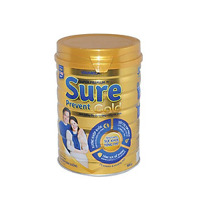 Sữa bột cho người lớn tuổi Vinamilk Sure Prevent 900g (Hộp thiếc) - bổ sung dinh dưỡng và tăng cường sức khỏe