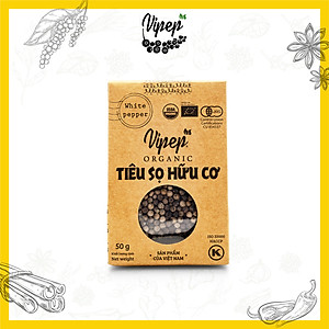 Tiêu Sọ Hạt Farmers' Organic Vipep Túi Giấy 50g