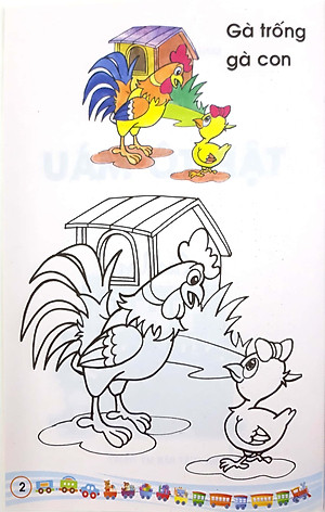 Sách Tập Tô Màu Các Loài Thú 1