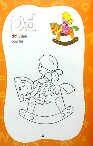 Coloring Book - Tập Tô Màu - Bảng Chữ Cái (Tái Bản)
