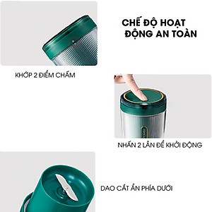 Máy Xay Sinh Tố Dạng Cốc Cầm Tay Morphy Richards MR9800 Xay Mọi Lúc Mọi Nơi 300ml (50W) - HÀNG NHẬP KHẨU