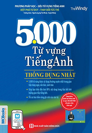 5000 Từ Vựng Tiếng Anh Thông Dụng Nhất (Tái bản 2020)