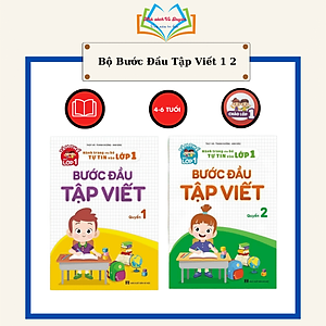 Bộ 2 cuốn Bước đầu tập viết - Hành trang cho bé tự tin vào lớp 1