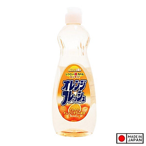 Combo chai nước rửa bát chén hương cam 600ml Rocket nội địa Nhật Bản