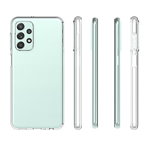 Ốp lưng dẻo silicon cho Samsung Galaxy A23 hiệu Ultra Thin (siêu mỏng 0.6mm, chống trầy, chống bụi) - Hàng nhập khẩu