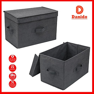 Bộ 2 chiếc hộp vải đựng đồ Thụy Điển 24L, Combo 2 chiếc túi vải đa năng TD1 có chọn màu miDoctor