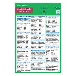 Sách English At A Glance – Những Lỗi Thường Gặp Trong Tiếng Anh