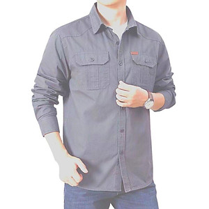 Áo sơ mi nam kaki dài tay KK001 Thời Trang PONIVALAZA Cao Cấp Phong Cách Hàn Quốc Trẻ Trung Năng Động