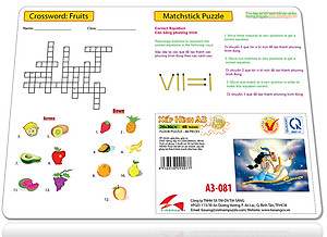 Xếp hình Tia Sáng Aladin và cây đèn thần  (48 Mảnh Ghép) - Tặng kèm câu đố mặt sau cho bé