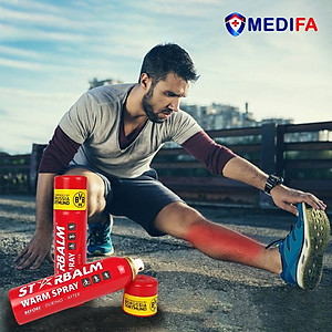 Chai xịt làm nóng cơ Starbalm - Hà Lan 150ml