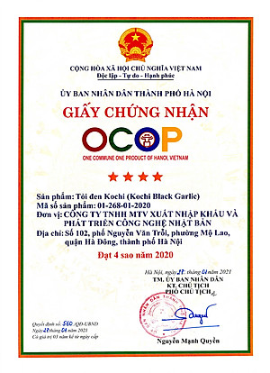 Tỏi đen Eco cô đơn bóc vỏ Hộp 250g