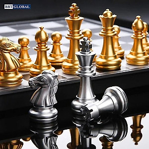 Bộ cờ vua nam châm 25*25cm gấp gọn cao cấp- Hàng Chính Hãng