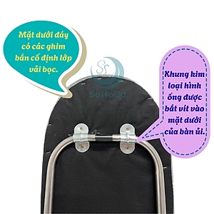 Bàn Ủi Di Động 30x80cm – Gọn Nhẹ, Tiện Mọi Lúc -Bàn Kê Ủi Thông Minh – Quần Áo Luôn Phẳng Phiu -Bàn Ủi Mini Chân Inox Chắc Chắn – Đẹp & Bền