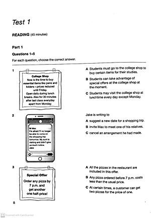 B1 Preliminary 1 For The Revised 2020 Exam Student's Book With Answers With Audio With Resource Bank: Authentic Practice Tests (PET Practice Tests)