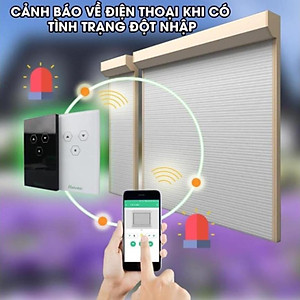 Công Tắc Cửa Cuốn Thông Minh Hunonic Door Trắng│Công tắc điều khiển cửa cuốn từ xa bằng điện thoại -2022