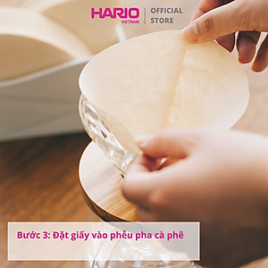 Giấy lọc cà phê Hario 100 cái (V60-VCF-01-100W)