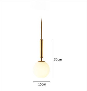 Đèn thả TEXCO kiểu dáng sang trọng, hiện đại - kèm bóng LED chuyên dụng.