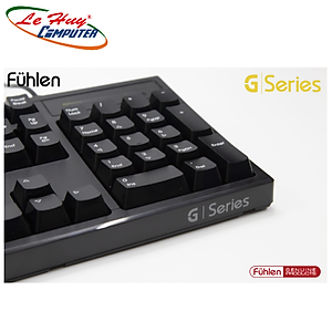 Bàn Phím Fuhlen G411S Black - Phím văn phòng - Hàng Chính Hãng