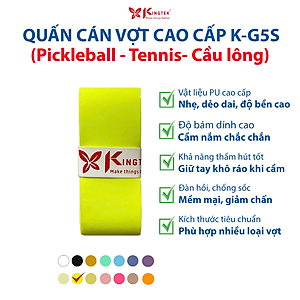 Quấn Cán Vợt KINGTEK K-G5S | Overgrip Cao Cấp Cho Pickleball  - Cầu Lông - Tennis | Êm Tay – Chống Trượt – Hút Mồ Hôi