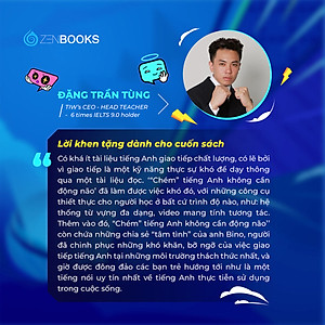 Sách Chém Tiếng Anh Không Cần Động Não - Tác giả Vũ Vi Bình (Bino Chém tiếng anh) - Phiên bản đặc biệt