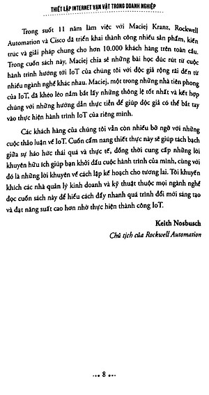 Sách Thiết Lập Internet Vạn Vật Trong Doanh Nghiệp