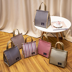 Túi Đựng Hộp Cơm Giữ Nhiệt Size Lớn, Kiểu Dáng Thời Trang Hiện Đại Ver.5 - Hàng Chính Hãng Besti