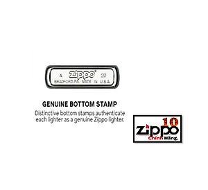 Bật lửa Zippo 200 (Zippo Brushed Chrome) - Chính Hãng 100%