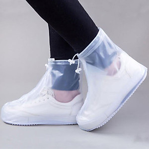 Ủng bọc giày đi mưa đi phượt chống nước có đế chống trượt - màu xanh