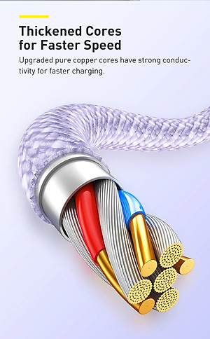 Cáp sạc nhanh IP 2.4A, Cáp sạc nhanh truyền dữ liệu Baseus Dynamic Series Fast Charging Cable 2.4A cho iPhone, iPad - Hàng chính hãng