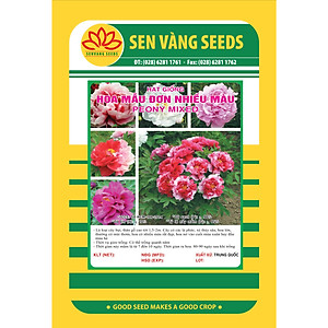 Hạt giống hoa Mẫu Đơn nhiều màu - Mẫu Đơn Mix VTS09