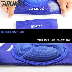 Miếng đệm hỗ trợ bảo vệ đầu gối khi đá bóng, bóng chuyền, đi xe đạp AOLIKES TC-0217