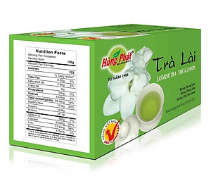 Trà Lài Túi Lọc Thượng Hạng Hộp 25 Gói - Hùng Phát Thương Hiệu 35 Năm