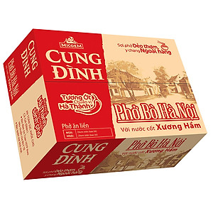 Thùng Phở Bò Hà Nội Micoem Cung Đình (30 Gói)