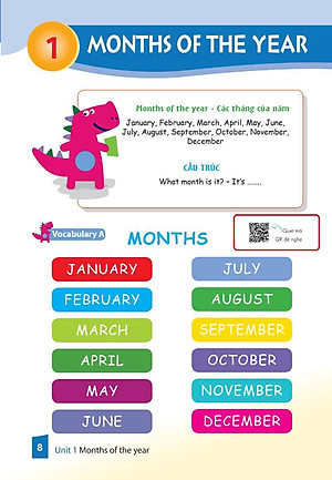 Sách Cùng Khủng Long Học Tiếng Anh Theo Chủ Đề Lớp 3 (Tái Bản)