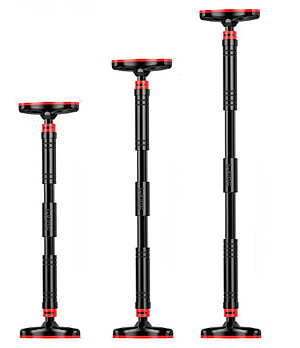 Xà Đơn  Treo Tường Gắn Cửa Điều Chỉnh Độ Dài Linh Hoạt ,Mẫu Mới Chất Liệu Thép Không Gỉ Chịu Lực 150kg , Tay Cầm Bọc Đệm PVC Chống Trượt