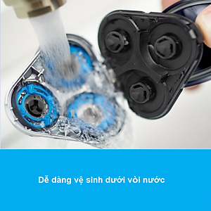Máy cạo râu khô và ướt cao cấp Philips Norelco S5355/82 tích hợp đầu cạo linh hoạt theo 5 hướng cạo nhanh và sát - Hàng Nhập Khẩu
