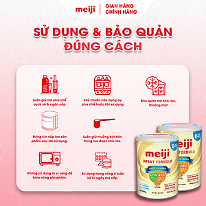 Combo 2 Hộp Sản Phẩm Dinh Dưỡng Công Thức Meiji Infant Formula - Nhập khẩu chính hãng (800g)