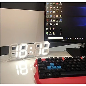 Đồng hồ treo tường, để bàn cao cấp đèn Led 3D 