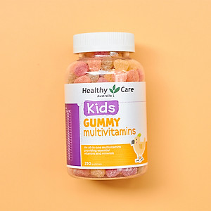 Kẹo Dẻo Healthy Care Kids Gummy Multivitamin 250v Của Úc, Bổ Sung Vitamin Tổng Hợp Và Khoáng Chất Cần Thiết Cho Trẻ, Tăng Đề Kháng, Ngừa Cảm Cúm, Cải Thiện Tình Trạng Biếng Ăn