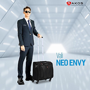 Vali kéo vải doanh nhân Sakos Neo Envy 17 inch (S) - thương hiệu Mỹ