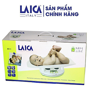 Cân trẻ em điện tử LAICA BF2051 - Mức cân tối đa 20 Kg - Tối thiểu 800g - Thước đo chiều cao 150 cm