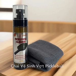 Bình xịt vệ sinh mặt vợt Pickleball TẶNG KÈM 1 KHĂN LAU