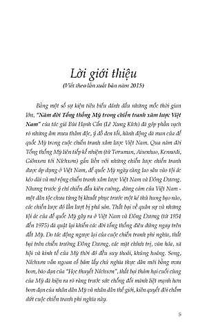 Năm Đời Tổng Thống Mỹ Trong Chiến Tranh Xâm Lược Việt Nam