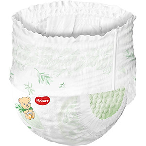 Tã Quần Huggies Dry Tràm Trà Tự Nhiên Gói Cực Đại L68 (68 miếng) + Tặng 8 miếng