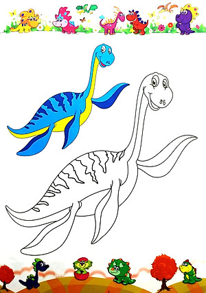 Tô Màu - Vương Quốc Khủng Long - Tập 1 (Dành Cho Bé Mẫu Giáo)