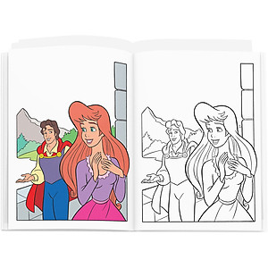 Sách Tô Màu Công Chúa - Nàng Tiên Cá (Tái Bản)